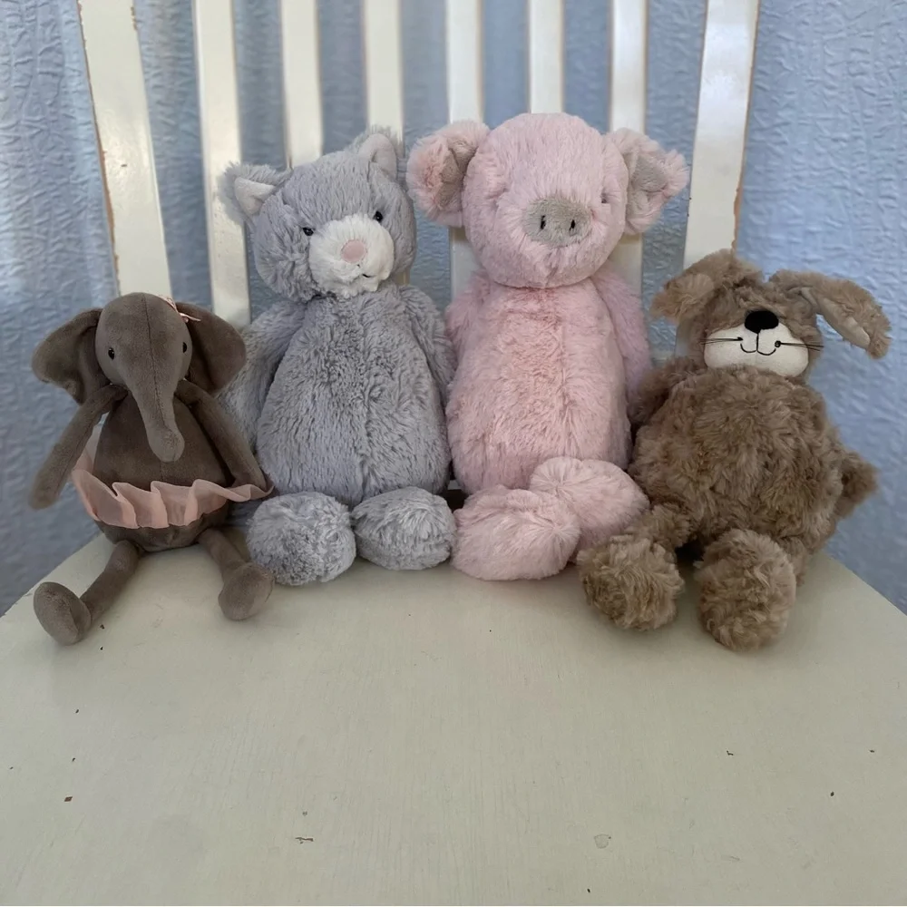 Jelly Cat Lot Bundle Cat Pig Rabbit Elephant